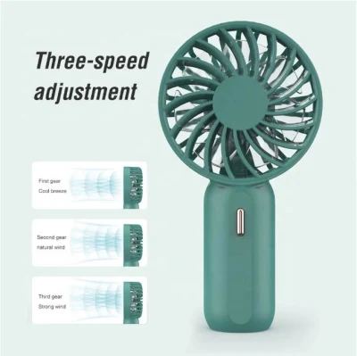 Mini Escritorio portátil portátil USB Aire acondicionado refrigerador pequeña Oficina de escritorio Ventilador recargable