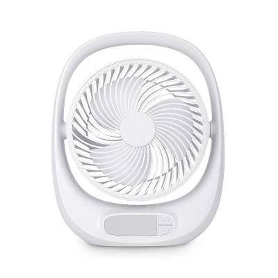  Ventilador de escritorio portátil, ventiladores de mesa recargables para coches al aire libre