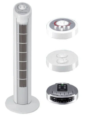  29pulgadas de 32 pulgadas de la torre en el interior de oscilación del ventilador ventilador de torre Withtimer tranquila y a distancia