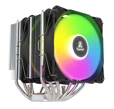 Segotep Cambrian U6 OEM/ODM 6 tubo de calor Doble ventiladores CPU Refrigerador de aire AMD Intel CPU de alta potencia refrigeración TDP 240W