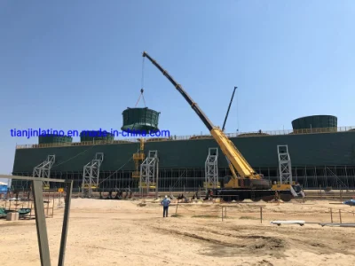 El FRP Pilas de ventilador de torre de refrigeración de los cilindros /Fan