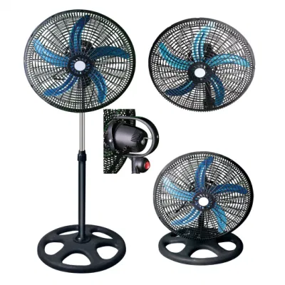 Premium 18&quot; Ventilador de pie de escape de pedestal 3 en 1 para uso doméstico/ventilador industrial/ventilador de pedestal/ventilador de pie/ventilador industrial de 3 en 1. Precio con un 5% de descuento en la personalización básica.