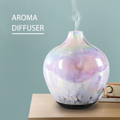 120 ml de aromaterapia ultrasónico portátil de Arte de vidrio de Aceite Esencial de vapor frío difusor de aroma difusor de aroma a casa de lujo