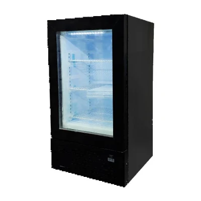 Característica de absorción funcionamiento silencioso Mini refrigerador cosmético con puerta de cristal
