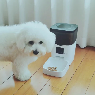 Dispensador de alimentación de mascotas AutoSmart al por mayor con almacenamiento de alimentos