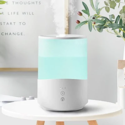 2.5l Humidificador ultrasónico de aire aromático doméstico con 7 lámparas de color