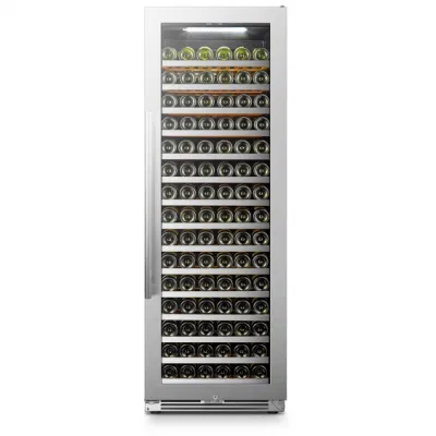  La perfecta Ss 450L de la puerta de la USF-168s única zona de enfriador de vino y vino frigorífico/Bodega de vinos