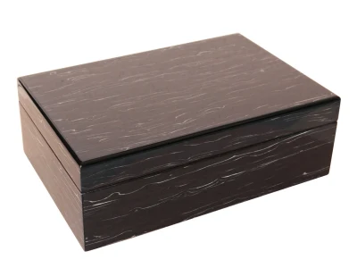 Acabado Piano brillante Cigarros Humidor de madera