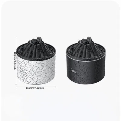 2024 Nuevo 180ml Mini Flame Volcano Aroma Ultrasonic Cool Mist Difusor de medusas
