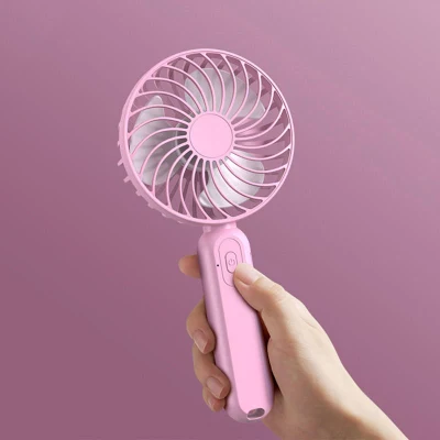 Soporte eléctrico de sobremesa recargable de pequeño tamaño con mango de mesa USB Miniventiladores portátiles portátiles