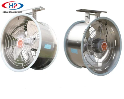  500/600mm ventilador de circulación de efecto invernadero circulador de aire de acero inoxidable