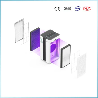 Esterilizador UV portátil inteligente aparato doméstico esterilizador purificador de aire de esterilización con Filtro HEPA