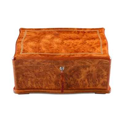 Caja de moisturizing Hot-Selling Caja de Humidor de Cigarro de Madera de Cedro con Caja decorativa del humidificador higrómetro