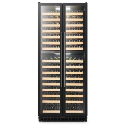  Botellas de 300 Gran Bodega doble puerta del refrigerador de doble zona