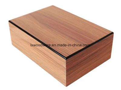 Acabado Piano brillante Cigarros Humidor de madera