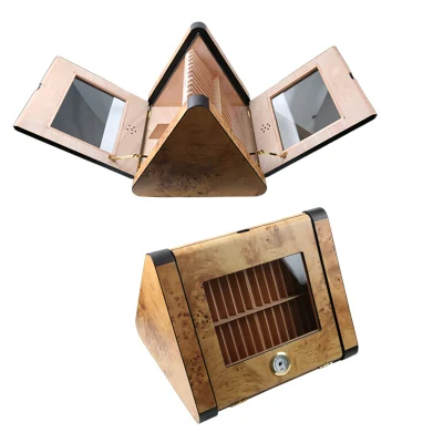 Portátil de plástico venta al por mayor de 5 Cigarros Humidor de viaje