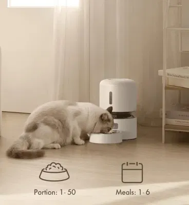 Alimentador automático de gatos Temporizador inteligente Alimentador de mascotas Alimentador automático Pfeeder