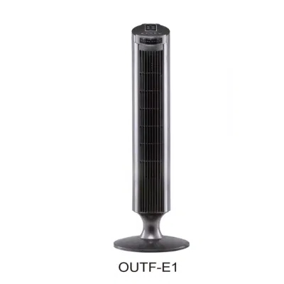 Ventilador oscilante de torre de enfriamiento sin aspas de elección de aire de alta velocidad y silencioso con control remoto, con una hoja de 29 pulgadas y 3 velocidades.