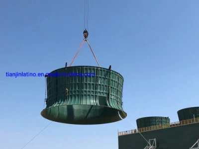 El FRP Pilas de ventilador de torre de refrigeración de los cilindros /Fan
