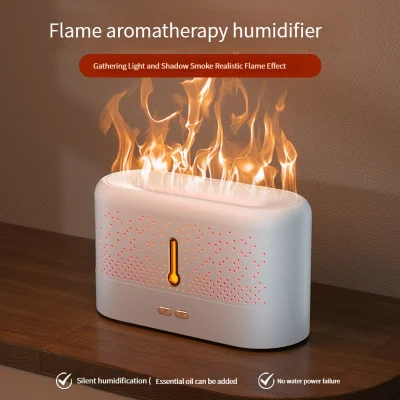  Dormitorio bebé a casa oficina aire silenciosa y la fragancia de reposición de sobremesa pequeño dispensador llama humidificador ultrasónico