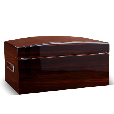 Madera de cedro Humidor de viaje portátil caja caja de cigarros puros Humidor de verificación higrómetro humidificador