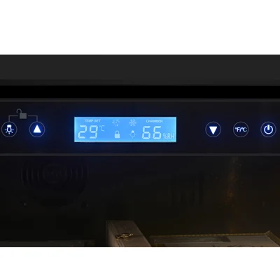 Vino nevera Humidor Cigarro, nevera de vino Grande Humidor Cigarro, dos lados vino Cigarro refrigerador