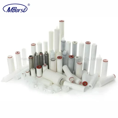  Plegado de polipropileno de alto rendimiento de cartucho de filtro de agua RO Membrana micras/Agua purificador de aire/aceite filtros para agua tratamiento de aguas industriales la caja del filtro