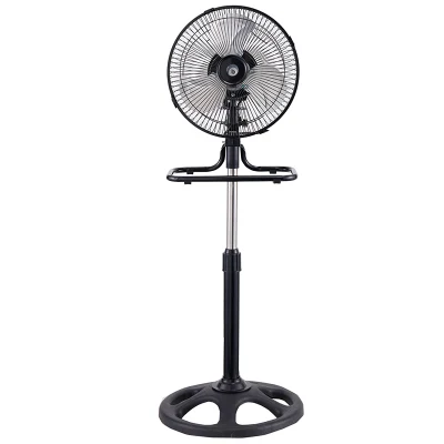  Fábrica Mayorista OEM Ventilador de Pie Industrial Portátil para el Hogar de 10 Pulgadas 3 en 1
