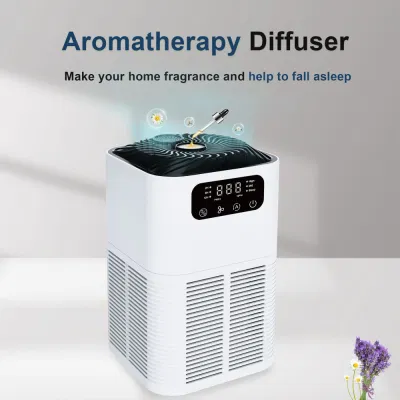 2024 China Factory Wholesale PM2,5 Smart Monitoring Commercial UVC Air Purificador HEPA negativo Home Touch LCD Air Cleaner