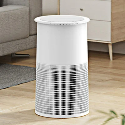 Purificador de aire con control inteligente UV Ture HEPA con diseño de torre con luz nocturna para fumadores de mascotas, electrodomésticos