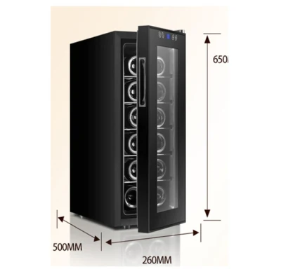  SMAD 12 botellas Tecnología termoeléctrica portátil Mini vino y bebidas Refrigeradores