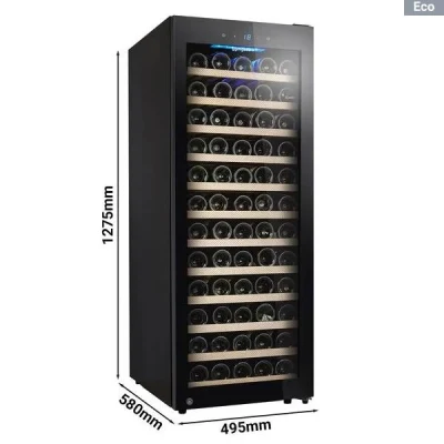 Luxury Commercial pantalla de gran capacidad nevera de vino nevera