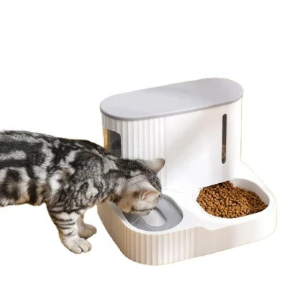  Dispensador de agua ABS Perro alimentador de gato Cuna de alimentos inteligente automática Alimentador de PET con sensor inteligente integrado
