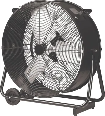  Planta Industrial de alta resistencia de 24 pulgadas portátil ventilador ventilador de tambor de metal