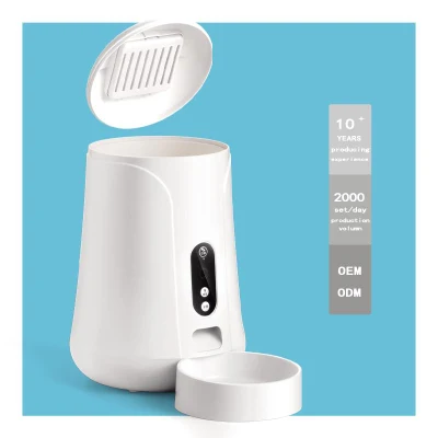 4L Wi-Fi habilitado para la venta al por mayor Smart Pet Feeder Auto Dog Food Dispensador Smart alimentador automático de mascotas con cámara