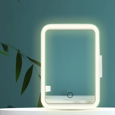 Vehículo pequeño Tamaño 4L Cosmético OEM Blanco Maquillaje personal inteligente Mini nevera