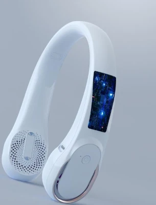  Al por mayor viajar Deportes USB recargable portátil manos libres sin bladeless Ventilador de cuello