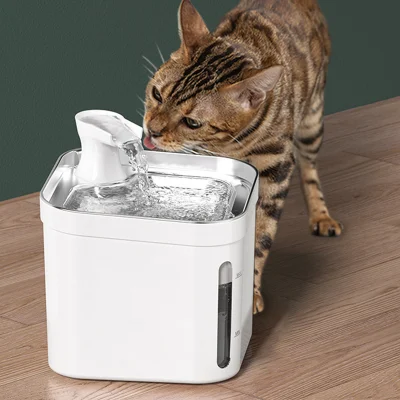  Pet automático dispensador de agua con filtros de repuesto contiene BPA, fuente de agua para gatos