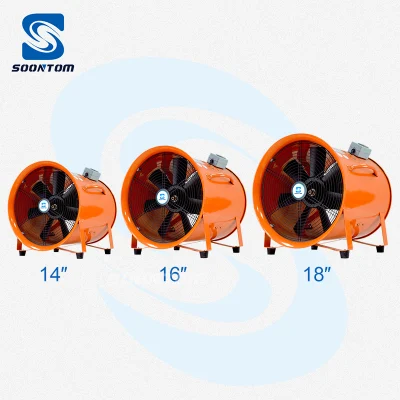 Ventilador de tambor de tambor industrial portátil de suelo comercial