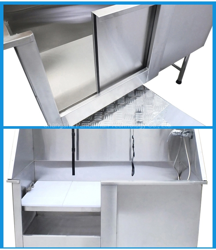 High Quality Stainless Steel Pet Dog Grooming Bathtub with Faucet/Dog Bathtub Grooming Tub