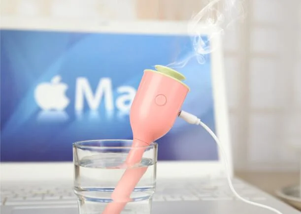 Portable Mini USB Ultrasonic Humidifier Applies to All Container Multi Color Diffuser