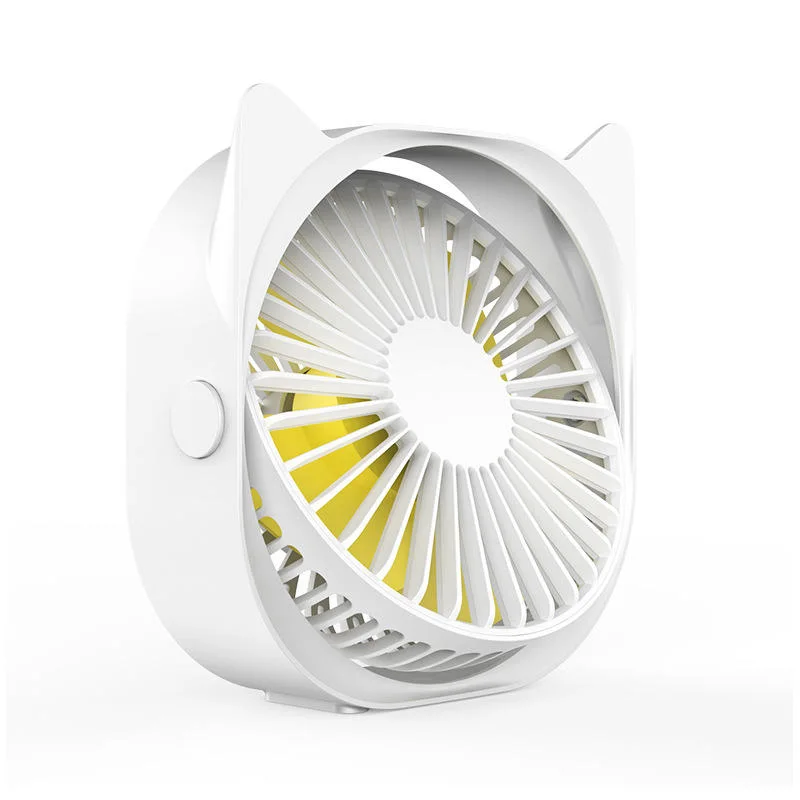 USB 360 Degree Free Rotation 3 Speed Portable Silent Mini Desk Fan