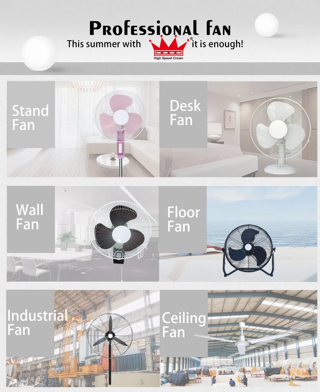 16&prime; &prime; Stand Fan with Oscillating, Height Adjustable 3 Speed Control Pedestal Fan