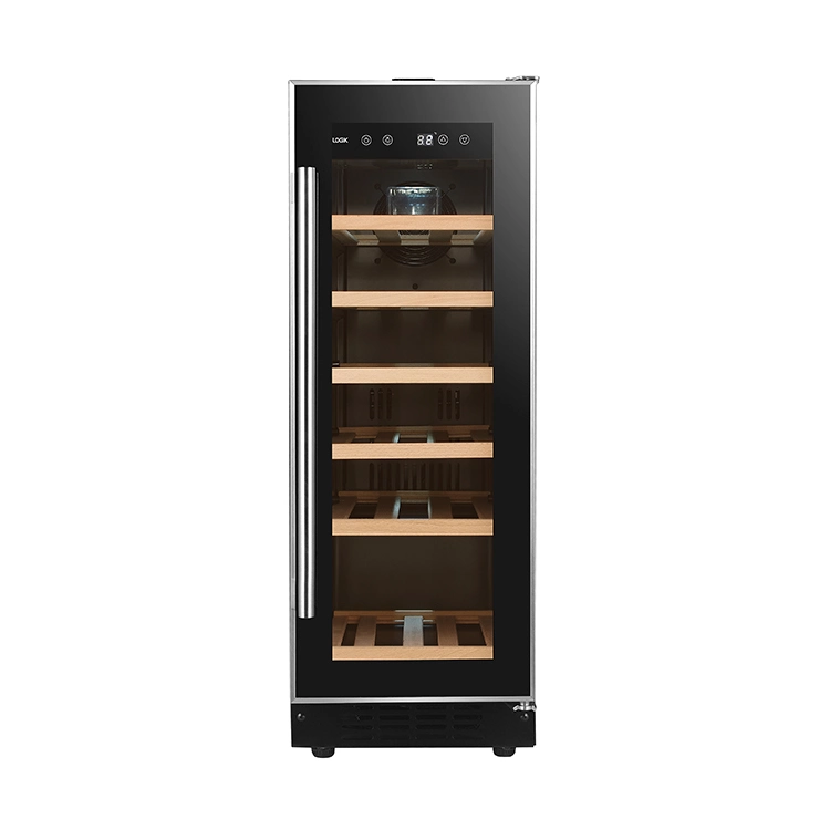 18 Bottle Single Zone Compressor Wine Cellar Refrigerator with Touch Screen Door