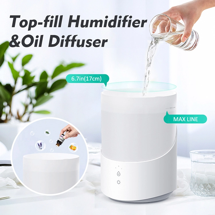 OEM Smart 2.5L Ultrasonic Cool Mist Diffuser Humidifier for Home