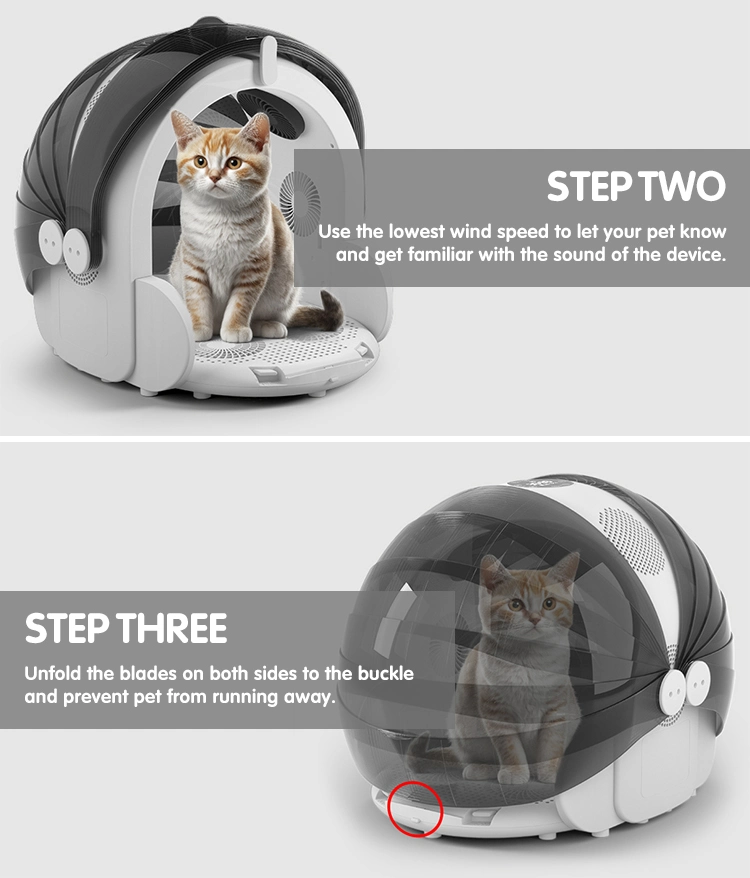 Automatic Dog Cat Pet Dryer Box Smart Quiet Pet Hair Dryer