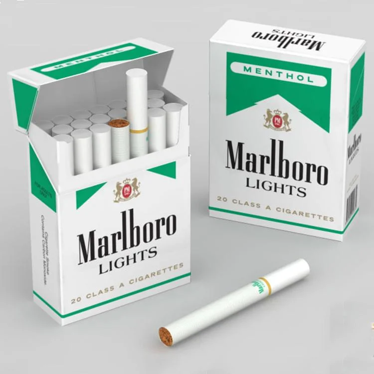 Wholesale Australian Smoking Cigarette Packaging Box Custom Cardboard Paper Box for Tobacco Packing