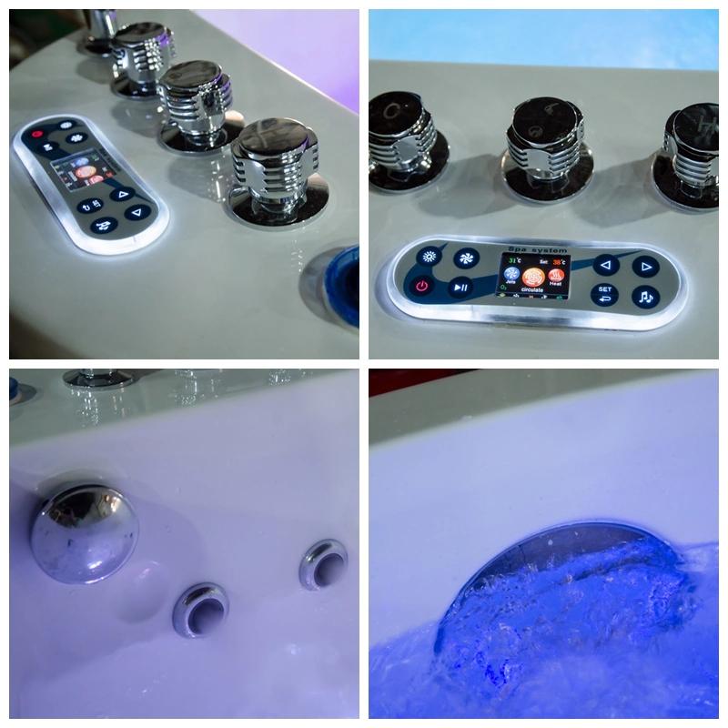 Modern with Colorful Air Jet Bubble Bath Bathtub for Pet