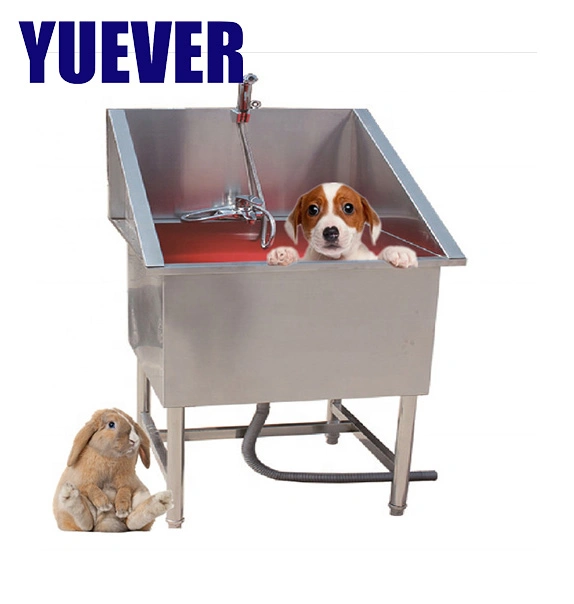 Chinese Manufacturer Veterinary Equipment Stainless Steel Pet Grooming Bathtub SPA Sink