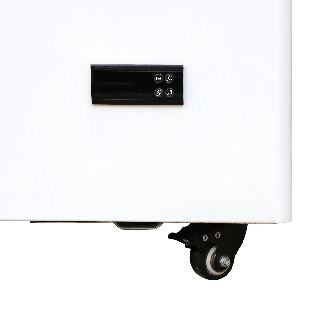 OEM SKD 64-300L12V/110V/220V Air-Cooled Controller Single Door Chest Freezer for Home